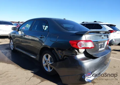 2011 Toyota Corolla S from USA, damaged, VIN 2T1BU4EE2BC727948